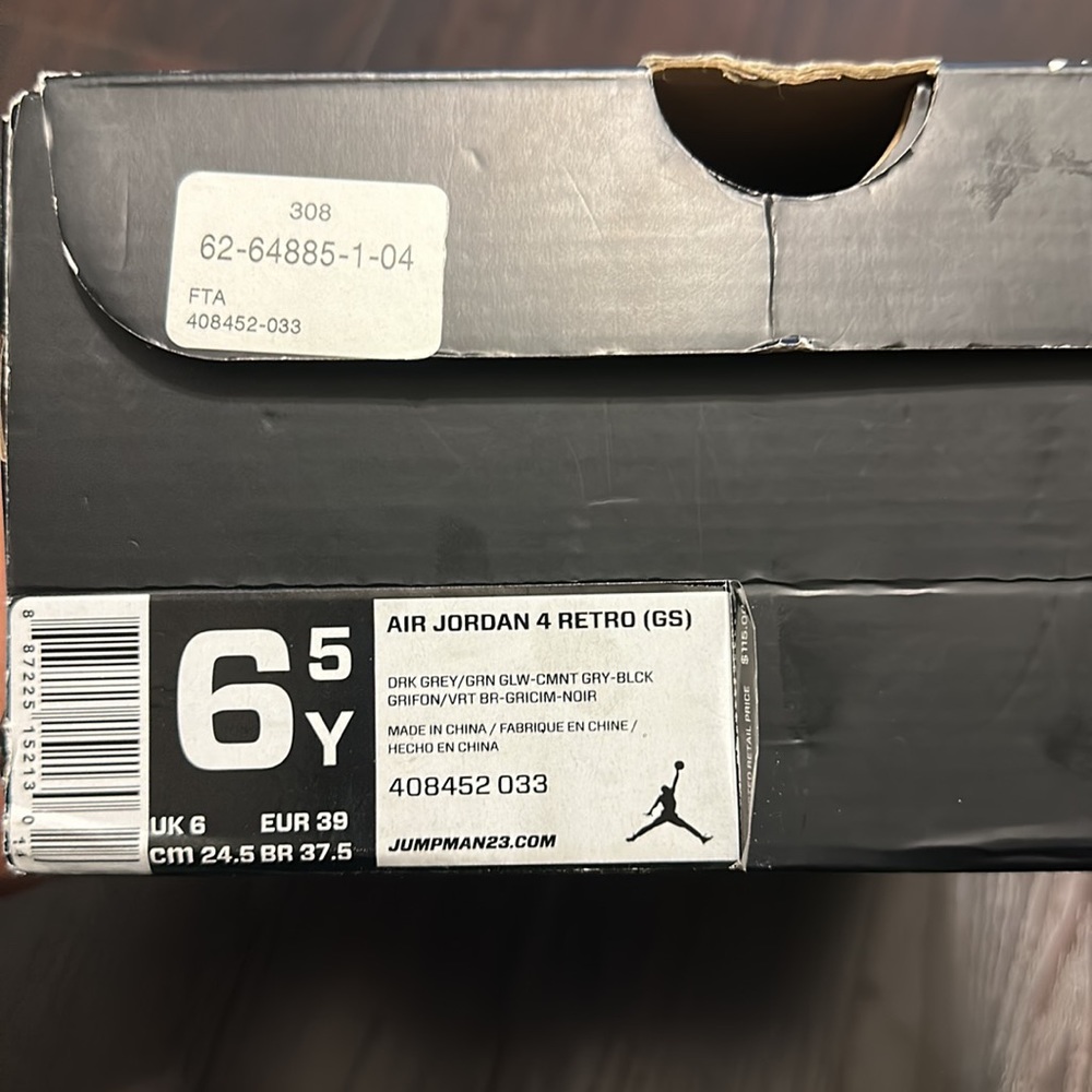 Air Jordan 4 Retro “Green Glow” - Picture 8 of 8